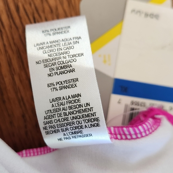 NWT Go Gossip Women's Sport Swim Top Molded Cup Bright Pink XL - Picture 9 of 9